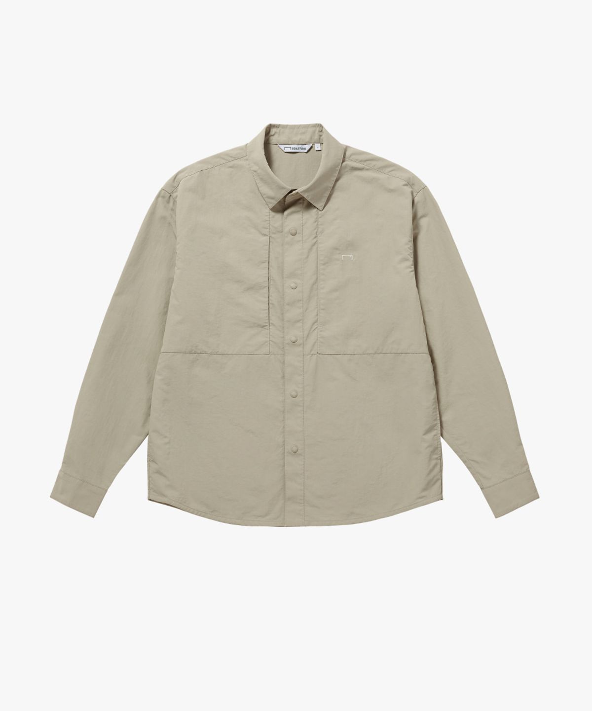 골스튜디오(GOALSTUDIO) RIPSTOP AIR THROUGH LONG SLEEVE SHIRT-BEIGE