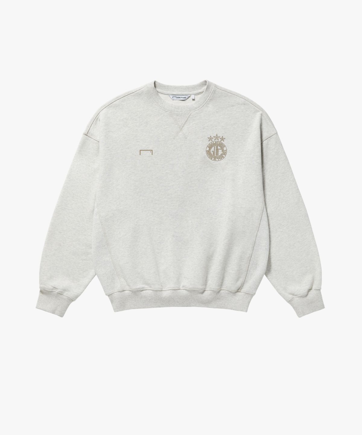 골스튜디오(GOALSTUDIO) FC VINTAGE ARTWORK SWEAT-OATMEAL