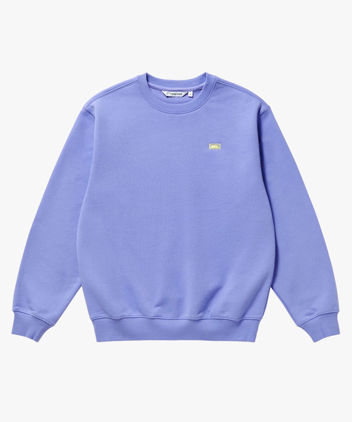 골스튜디오(GOALSTUDIO) ESSENTIAL BOX LOGO SWEAT-VINTAGE BLUE
