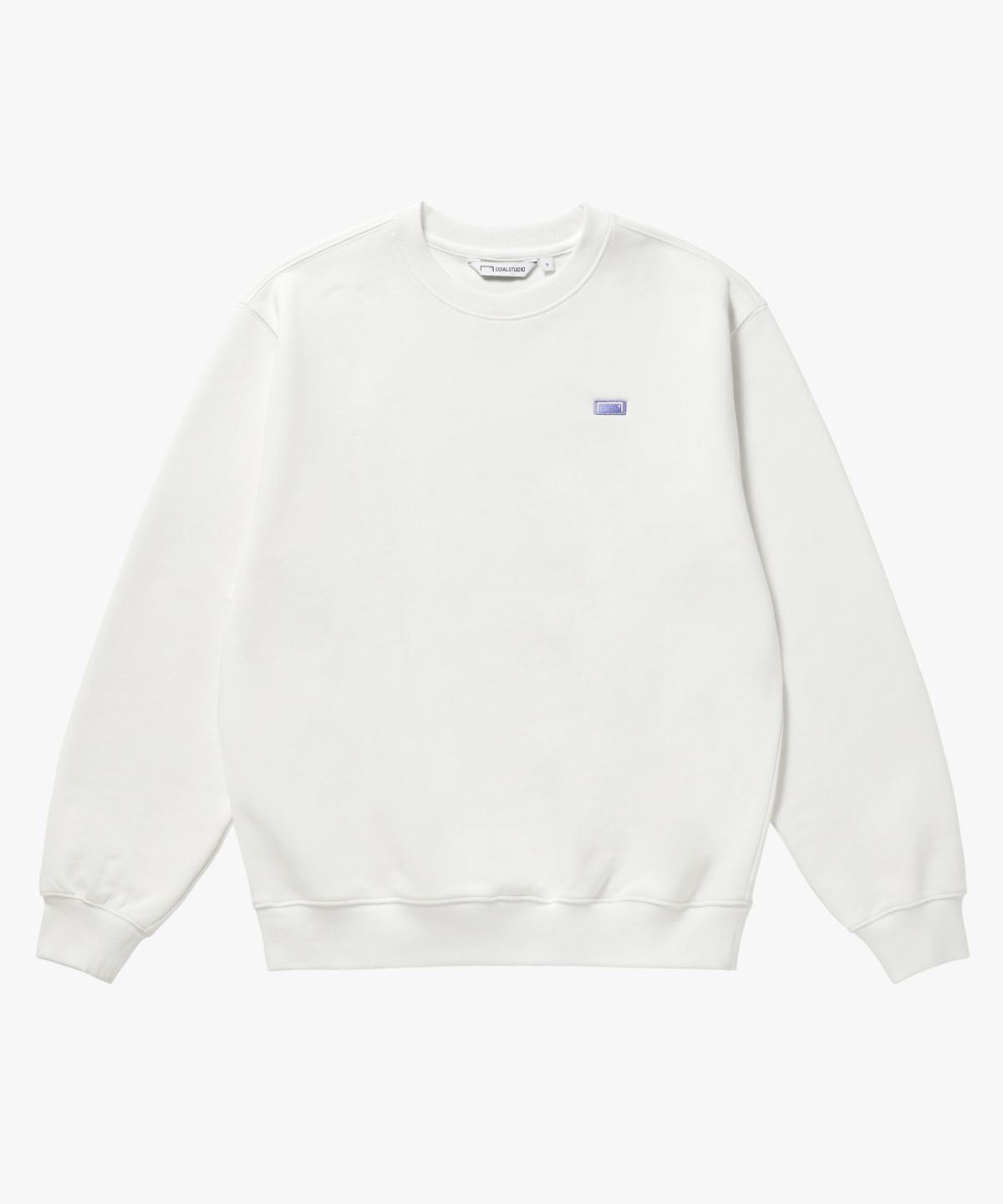 골스튜디오(GOALSTUDIO) ESSENTIAL BOX LOGO SWEAT-OFF WHITE