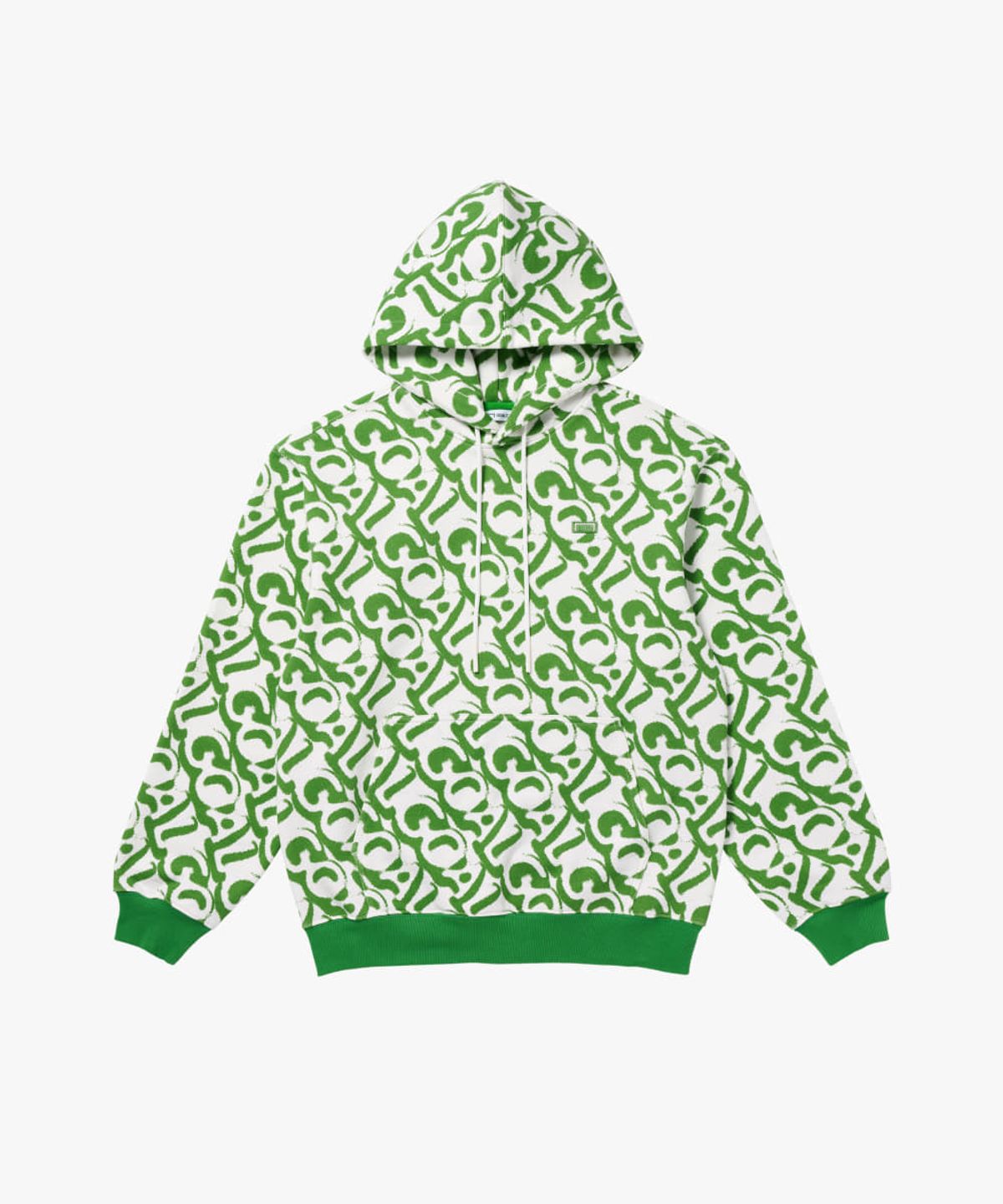 골스튜디오(GOALSTUDIO) ESSENTIAL BOX LOGO HOODIE-GREEN