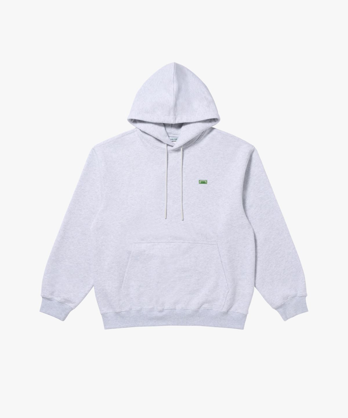 골스튜디오(GOALSTUDIO) ESSENTIAL BOX LOGO HOODIE-MELANGE GREY