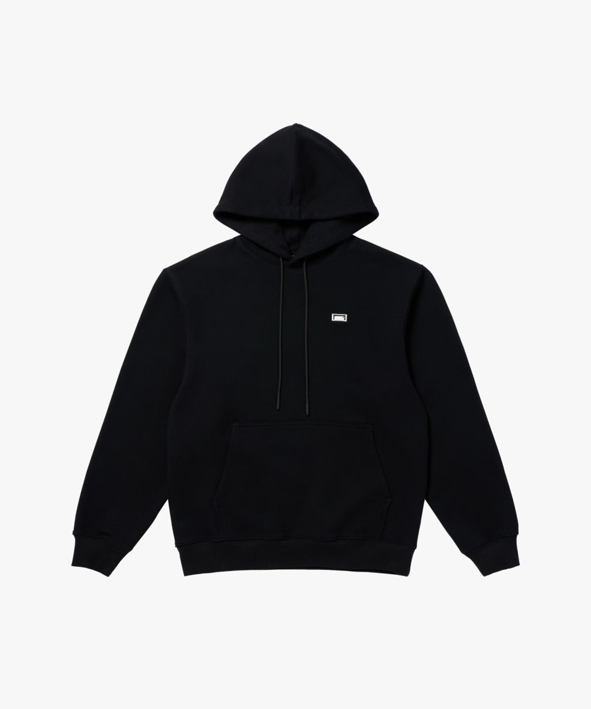 골스튜디오(GOALSTUDIO) ESSENTIAL BOX LOGO HOODIE-BLACK
