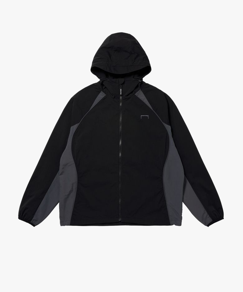 HATTRICK GOAL HOODED TRACK JACKET-BLACK