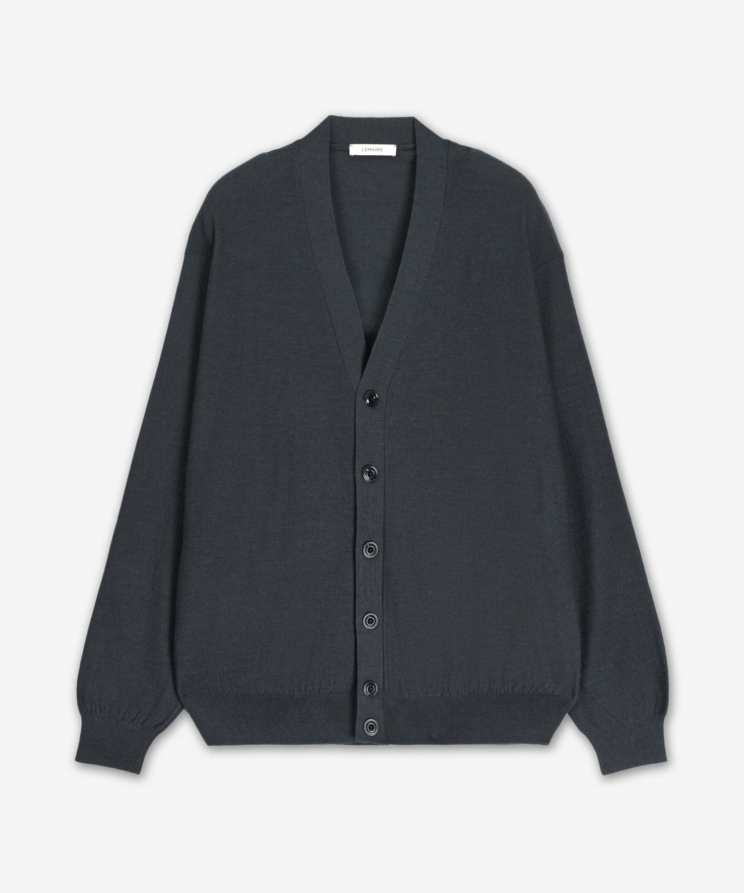 MUSINSA公式 | LEMAIRE Relaxed Twisted Cardigan - Carbon