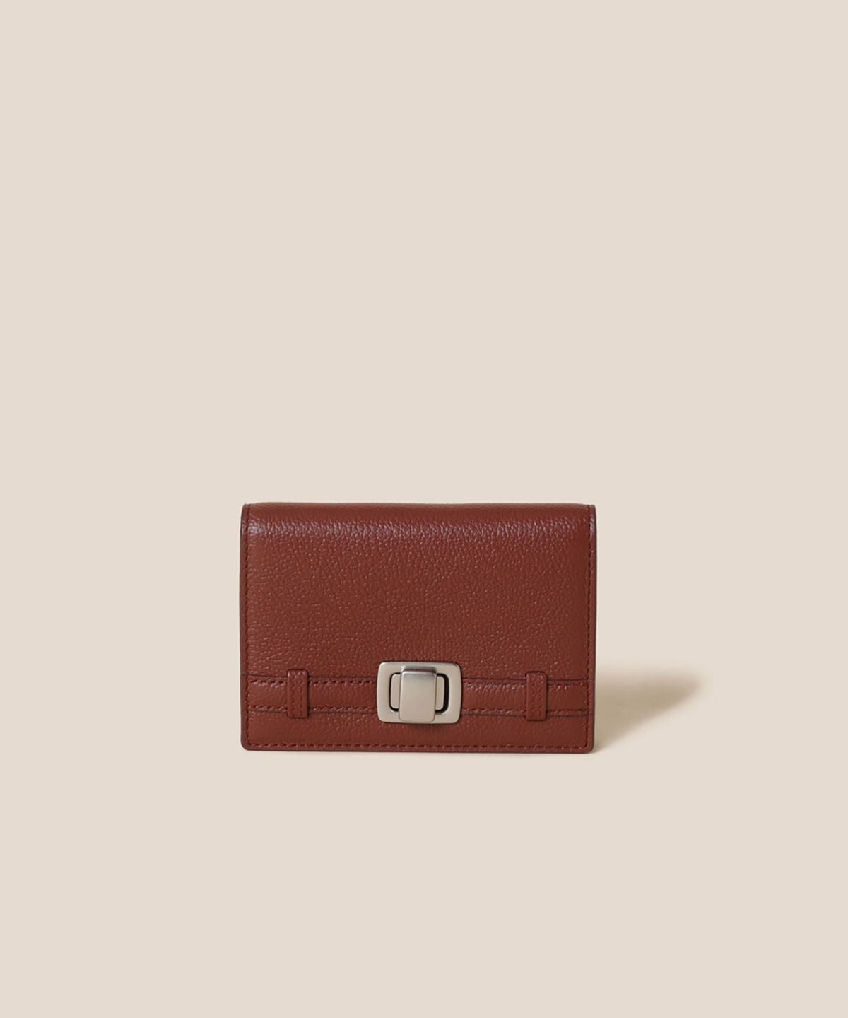 쿠론(COURONNE) Facade Noa Accordian Card Wallet_RCWGX25146RED