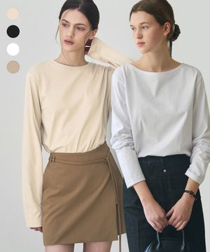 수피마 실켓 롱 슬리브 티셔츠 VER.2 [2PACK]