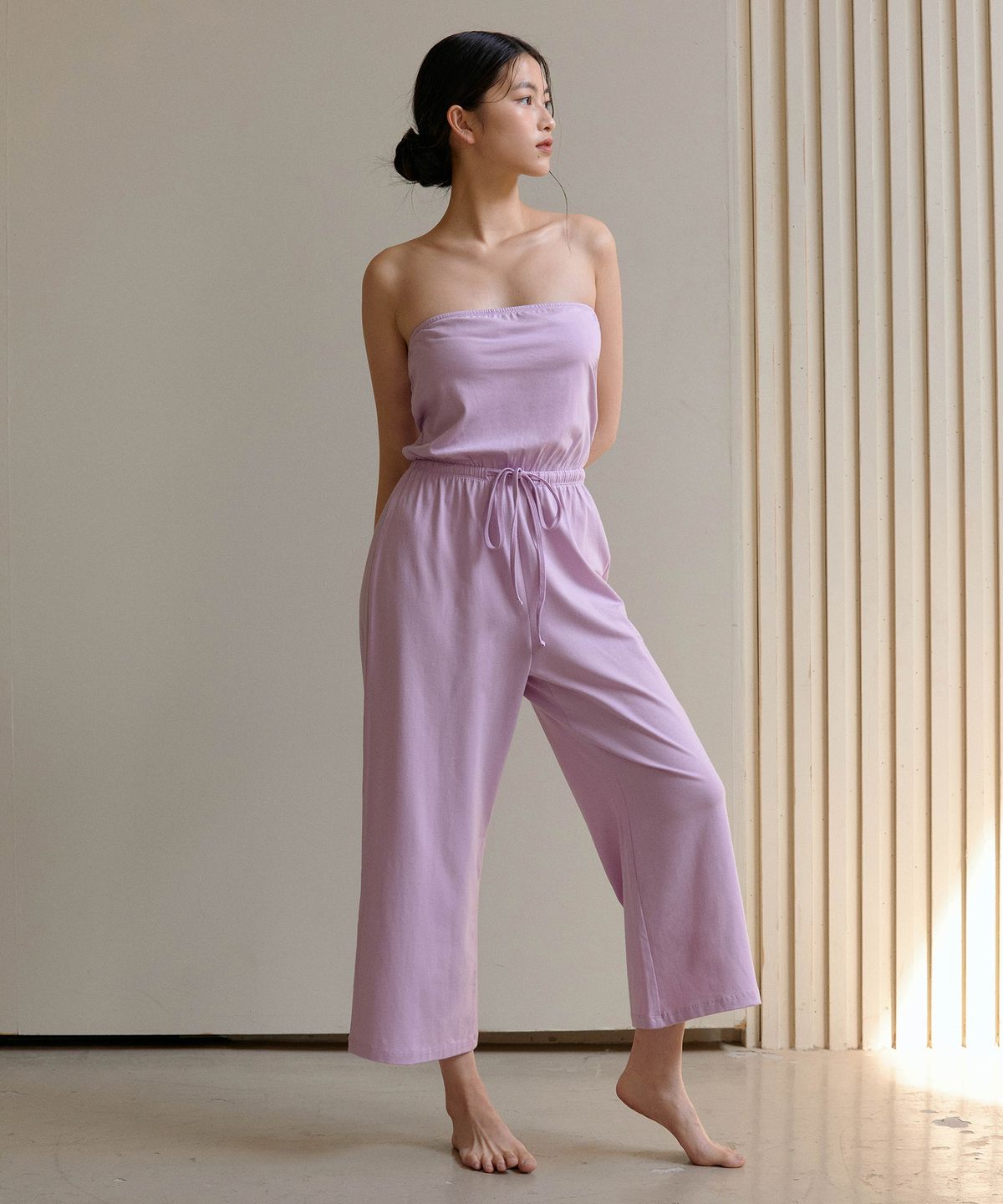 디야니(DHYANI) Soham jumpsuit (Violet bouquet)