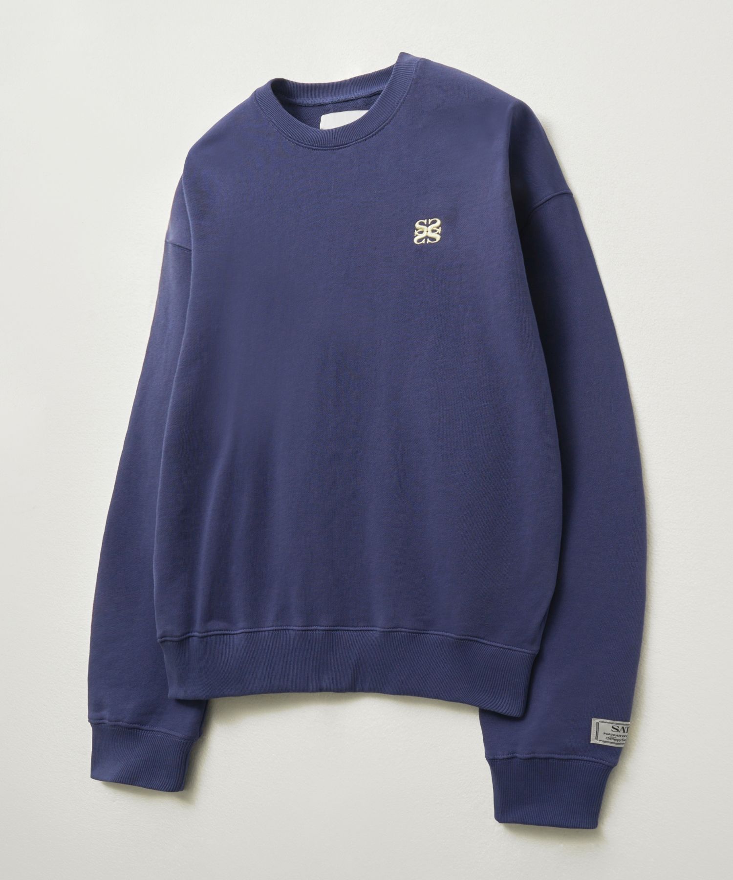 スウェット・トレーナー SATUR Classic Logo Sweatshirt Purple SA251MTM05PP MUSINSA | SATUR Classic Logo Sweatshirt Purple