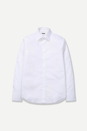 레귤러 카라 드레스셔츠 화이트 BNESBA625WH