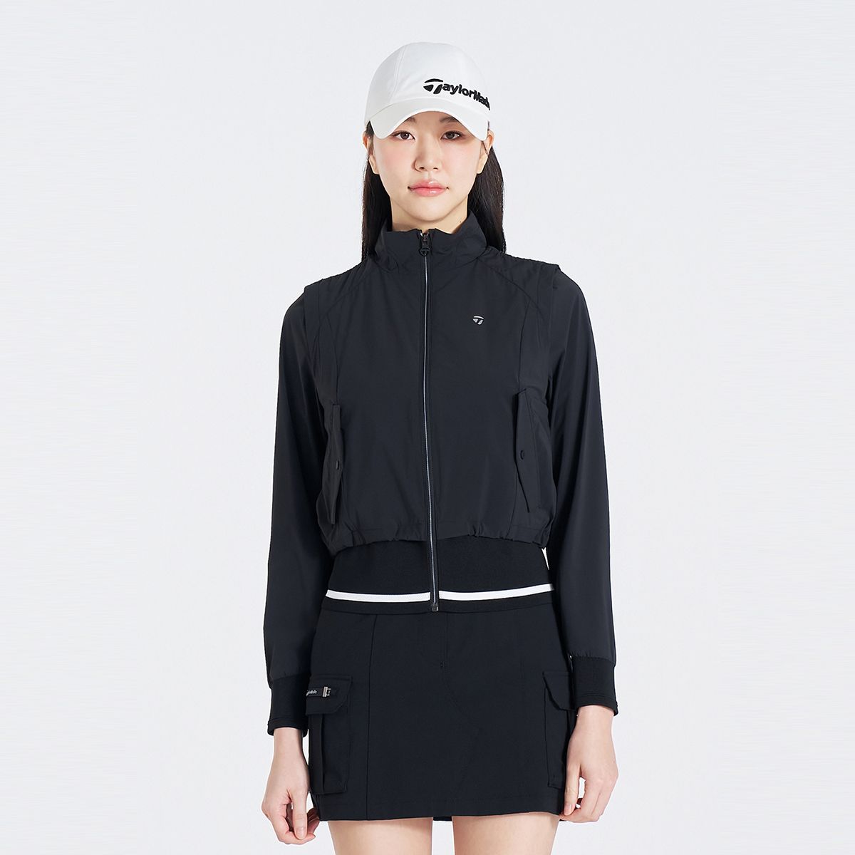 테일러메이드 어패럴(TAYLORMADE APPAREL) 여성 셔링 블루종 점퍼 TJO-51HG02-199