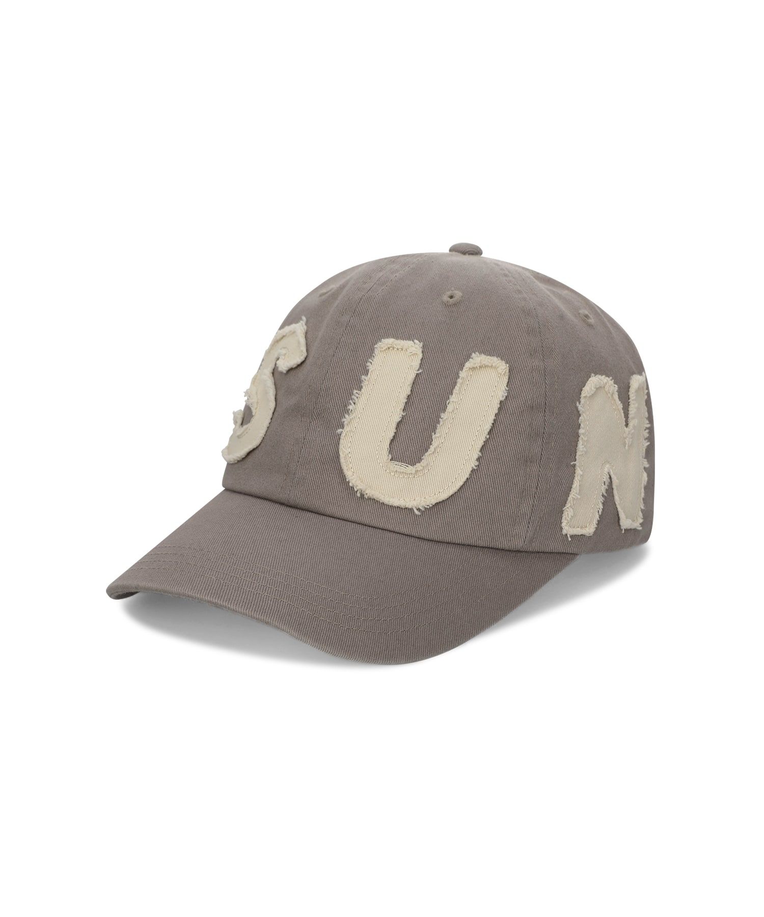 SUNLOVE Cut Off Capital Cap ★送料込 MUSINSA公式 | SUNLOVE Cut Off Capital Cap Grey