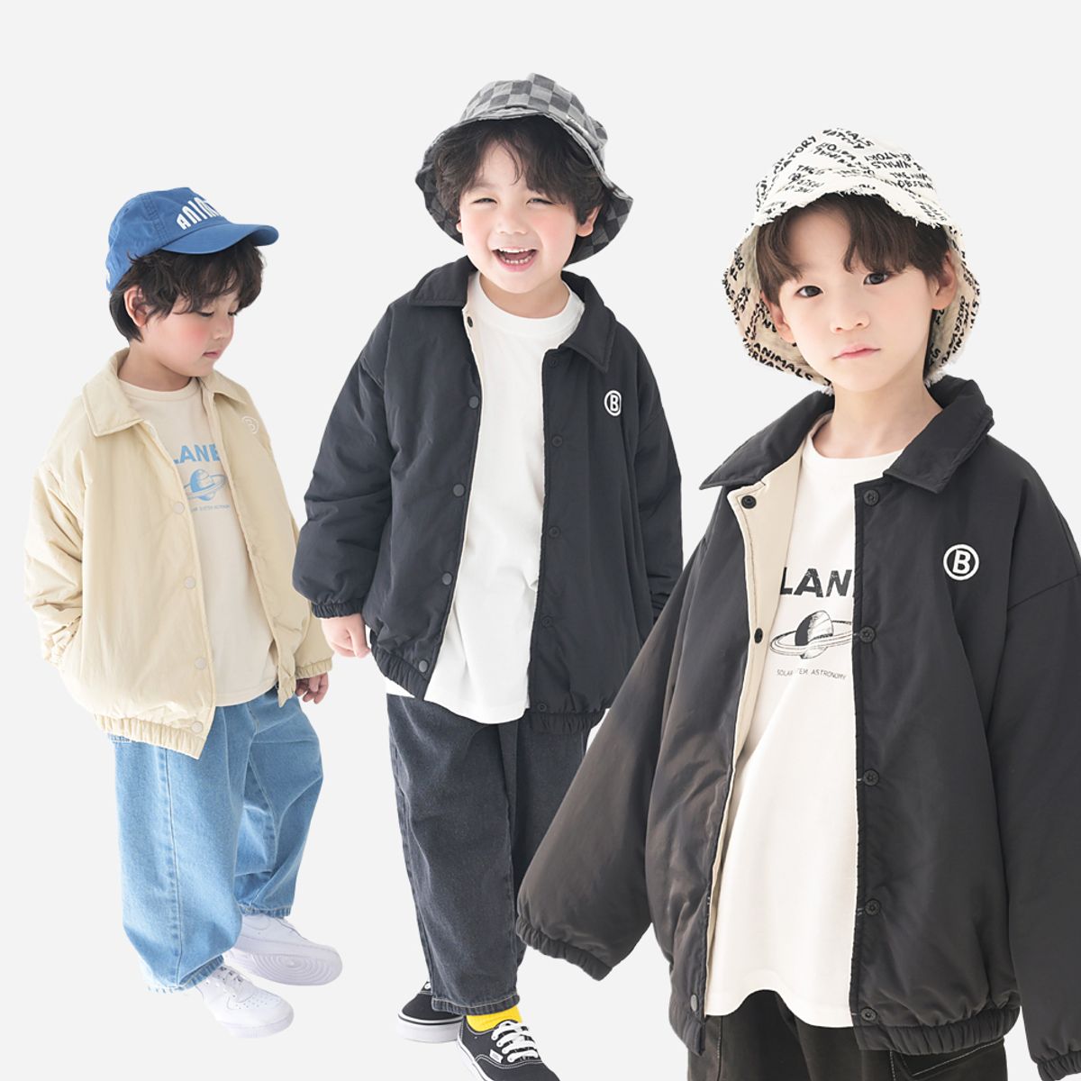 붐붐키즈(BOOMBOOMKIDS) D2421 폭신한봄버점퍼