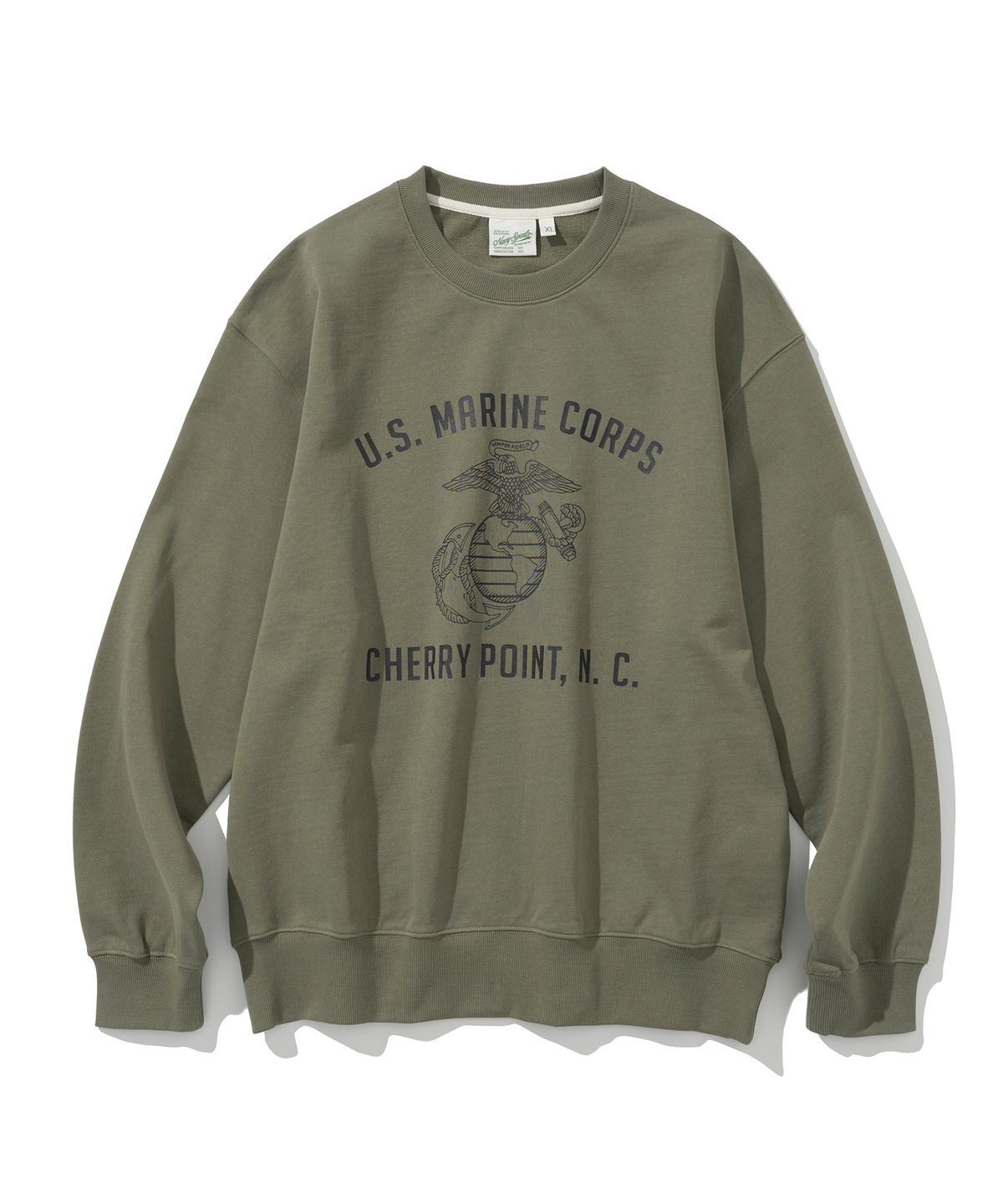 유니폼브릿지(UNIFORM BRIDGE) us marine corp sweatshirt olive
