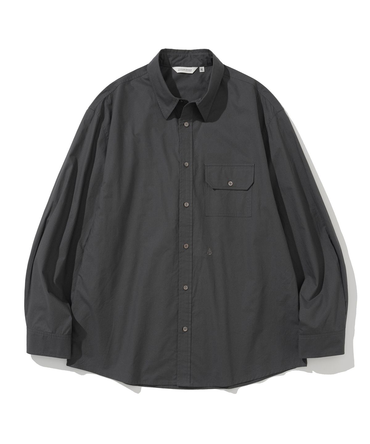 유니폼브릿지(UNIFORM BRIDGE) uniform anchor shirt charcoal