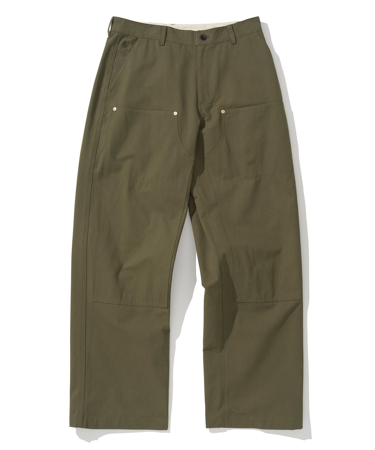 유니폼브릿지(UNIFORM BRIDGE) double knee cotton pants olive