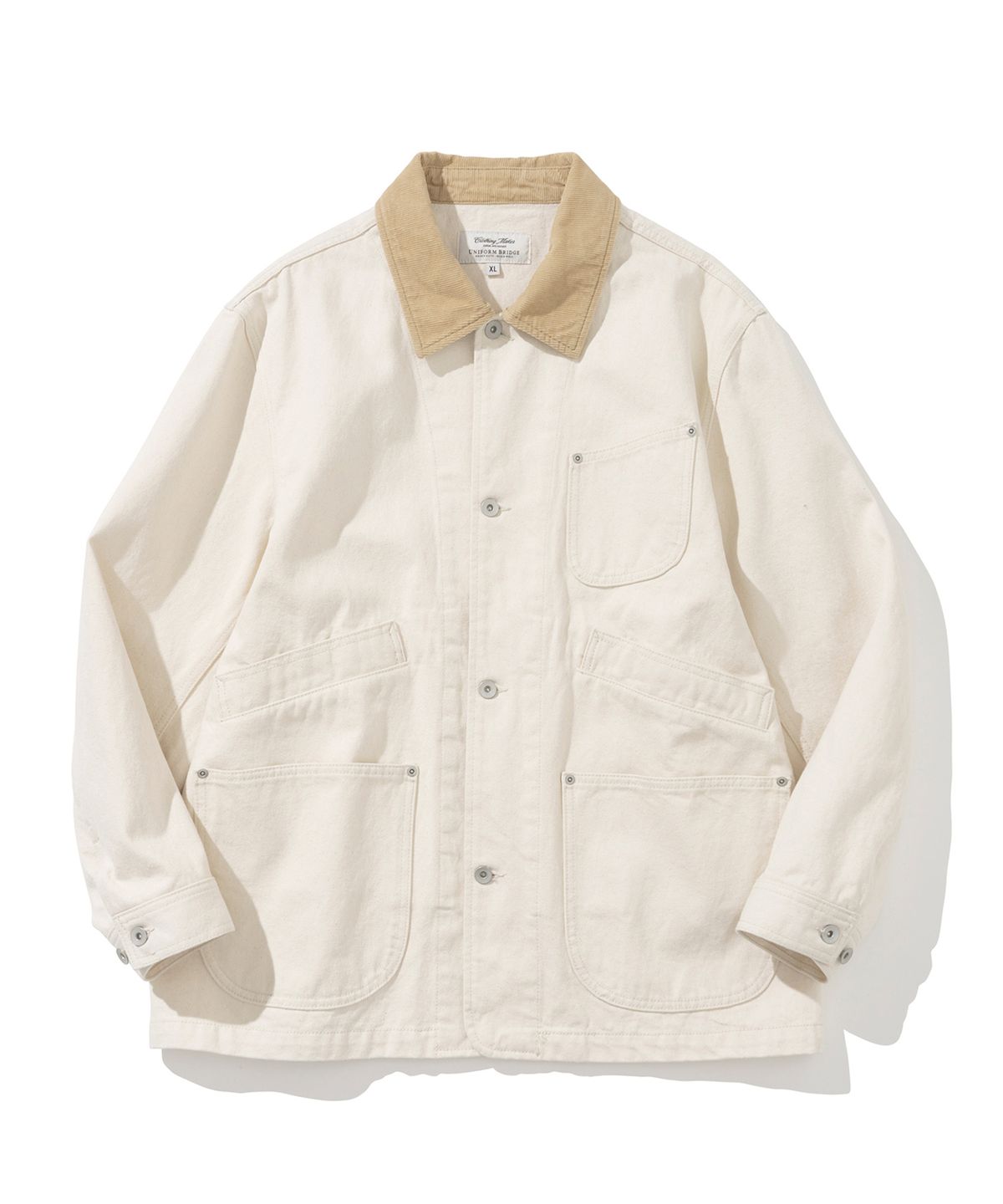 유니폼브릿지(UNIFORM BRIDGE) denim chore jacket 12.5oz natural