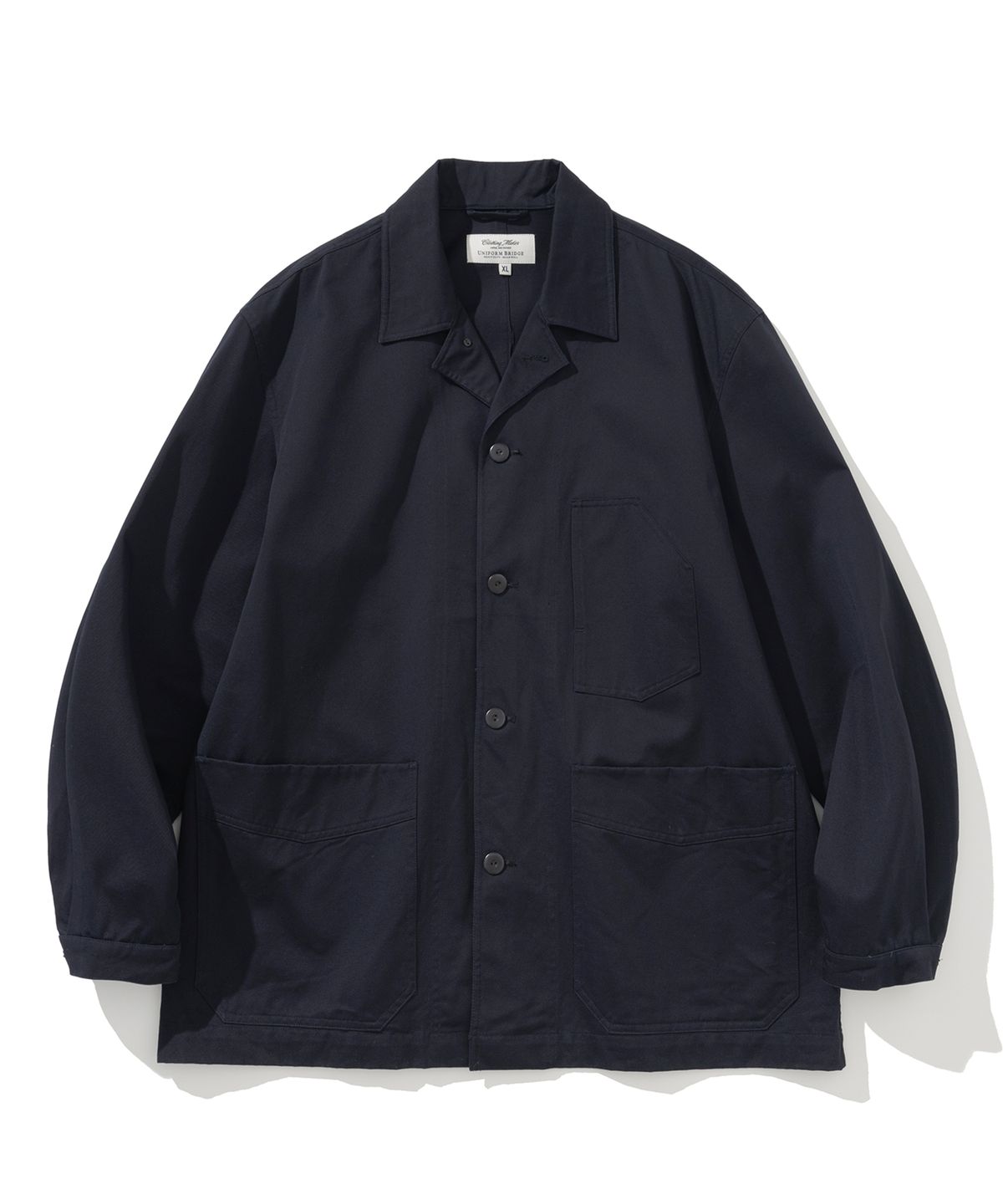 유니폼브릿지(UNIFORM BRIDGE) french coverall work jacket navy