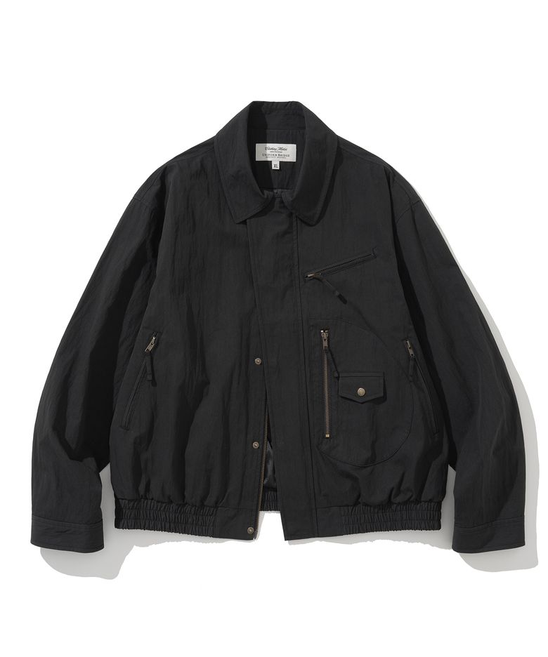 D pocket a-2 jacket black