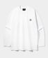 고밀도 특양면 오버핏 긴팔 티셔츠 (화이트)