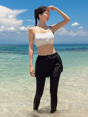 UPF50+ 티모시 레깅스 비치 팬츠