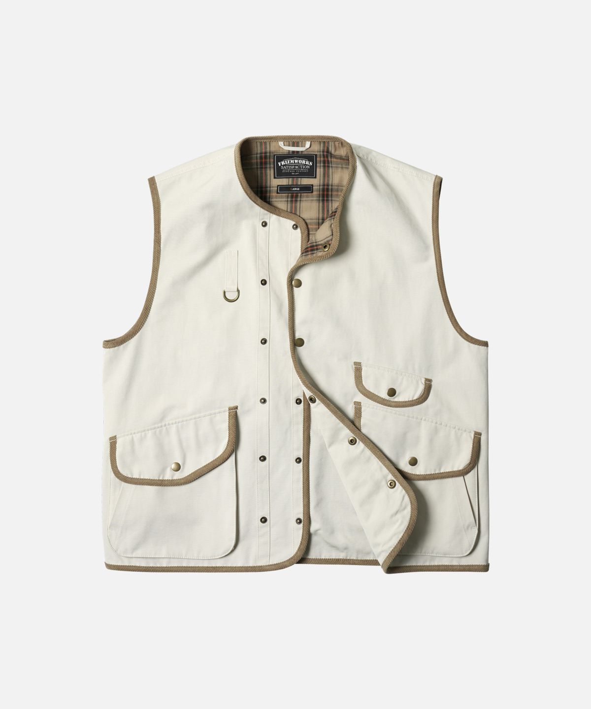 프리즘웍스(FRIZMWORKS) HERITAGE HUNTING VEST _ CREAM