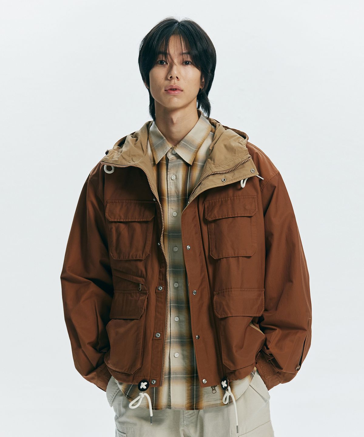 프리즘웍스(FRIZMWORKS) 60/40 MOUNTAIN PARKA 002 _ BRICK