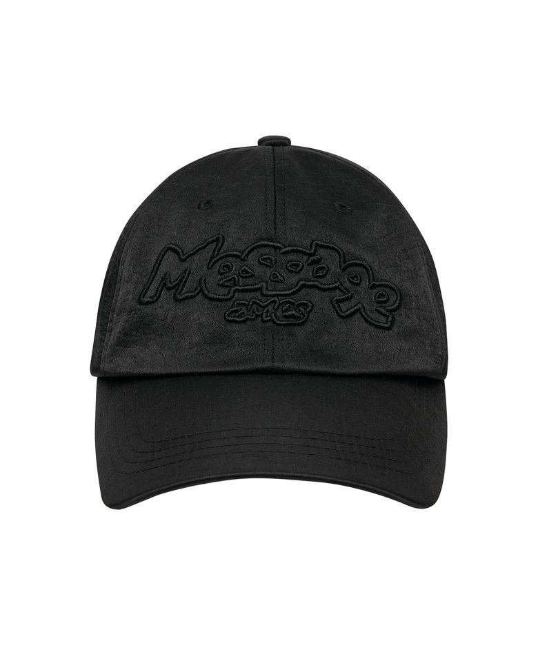MESSAGE GLOSSY BALL CAP BLACK