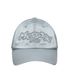 MESSAGE GLOSSY BALL CAP SILVER