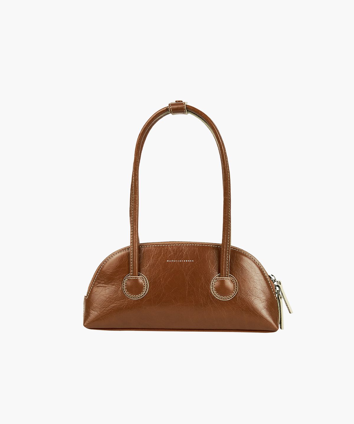 마지셔우드(MARGESHERWOOD) BESSETTE SHOULDER_brown crinkle