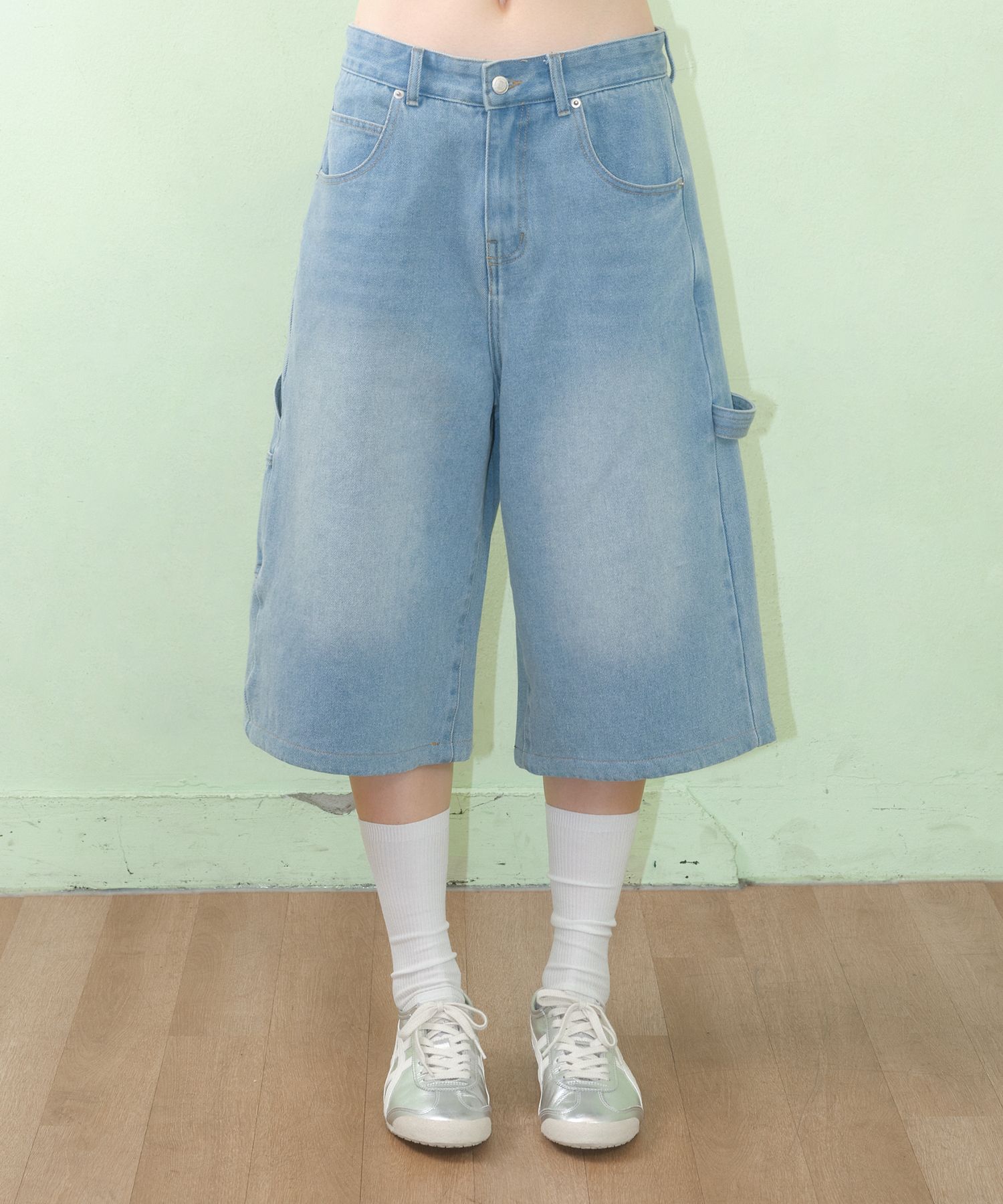 MUSINSA | AMES-WORLDWIDE DENIM CARPENTER PANTS LIGHT BLUE
