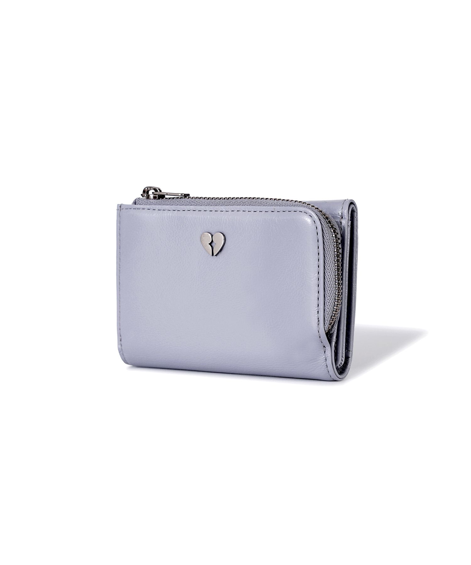 MUSINSA | fennec HEARTY ZIPPER WALLET - MISTY LAVENDER