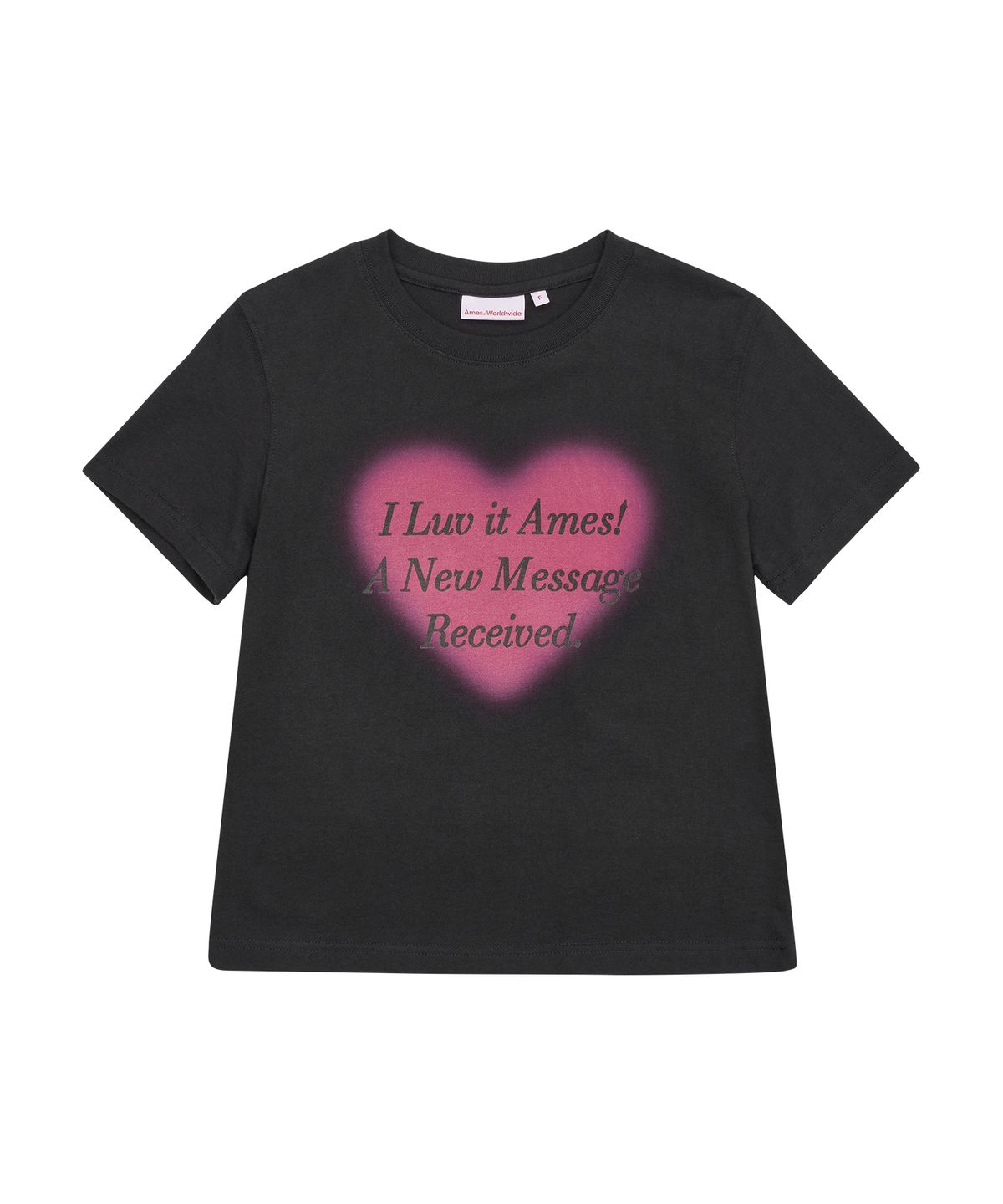 아메스 월드와이드(AMES-WORLDWIDE) LOVE TEE CHARCOAL