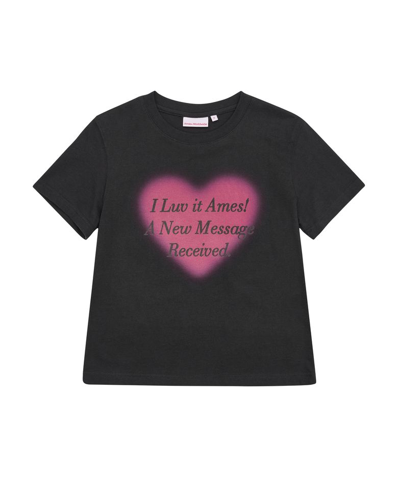 LOVE TEE CHARCOAL