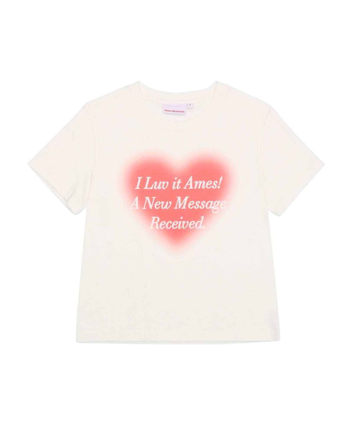 아메스 월드와이드(AMES-WORLDWIDE) LOVE TEE WHITE