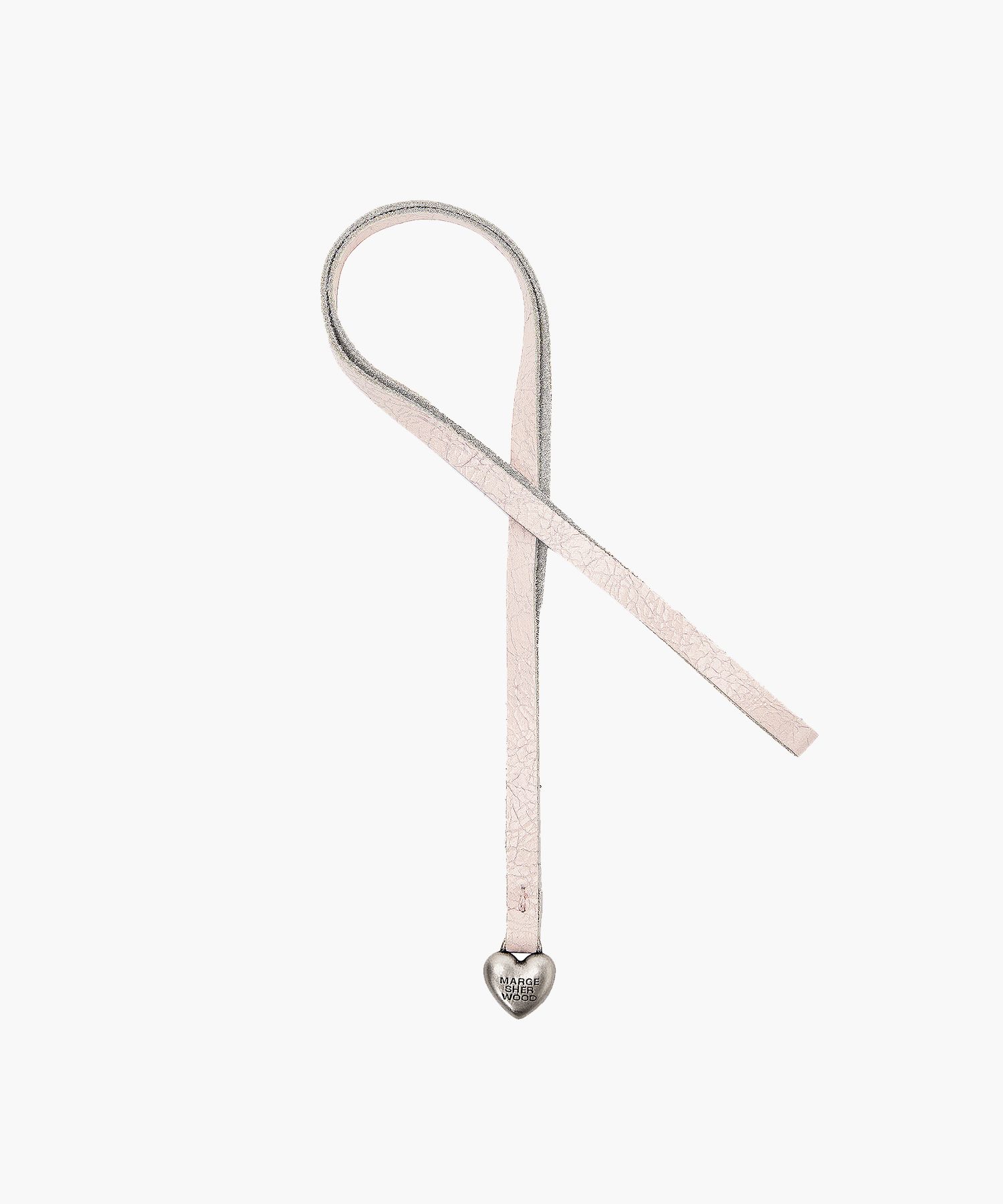 ファッション雑貨・小物その他 [Margesherwood] / HEART CHARM / pale pink cracked MUSINSA | MARGESHERWOOD HEART CHARM_pale pink cracked