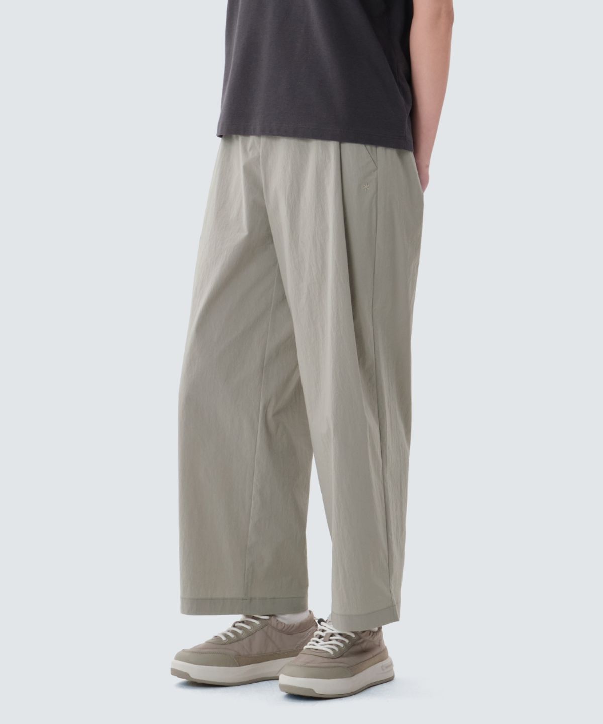 스노우피크 어패럴(SNOWPEAK APPAREL) 루트 여성 세미 와이드 팬츠 (S25MWRPT22) Fog Gray