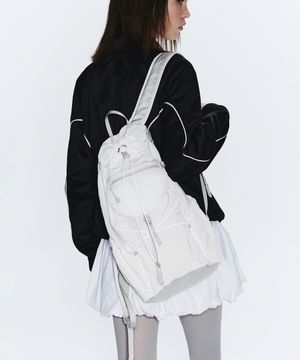 AIRY POCKET BACKPACK - WHITE