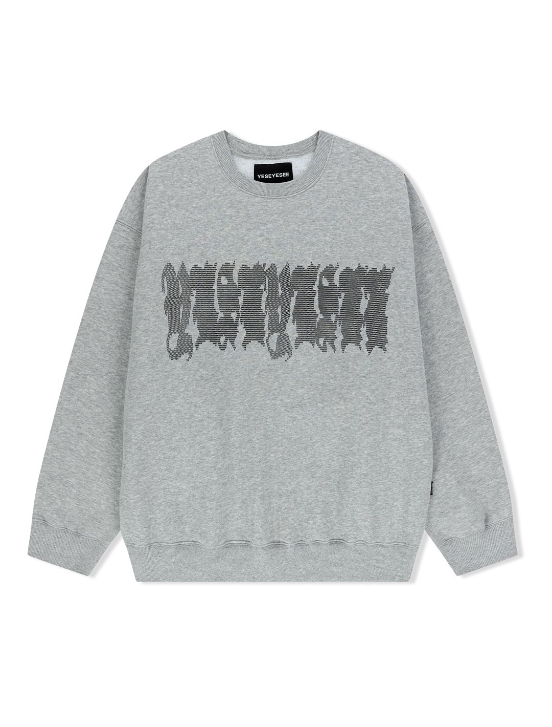 スウェット・トレーナー YESEYESEE YES Typo Sweatshirt Grey YS251TSWCW02GRE MUSINSA | YESEYESEE Y.E.S Typo Sweatshirt Grey
