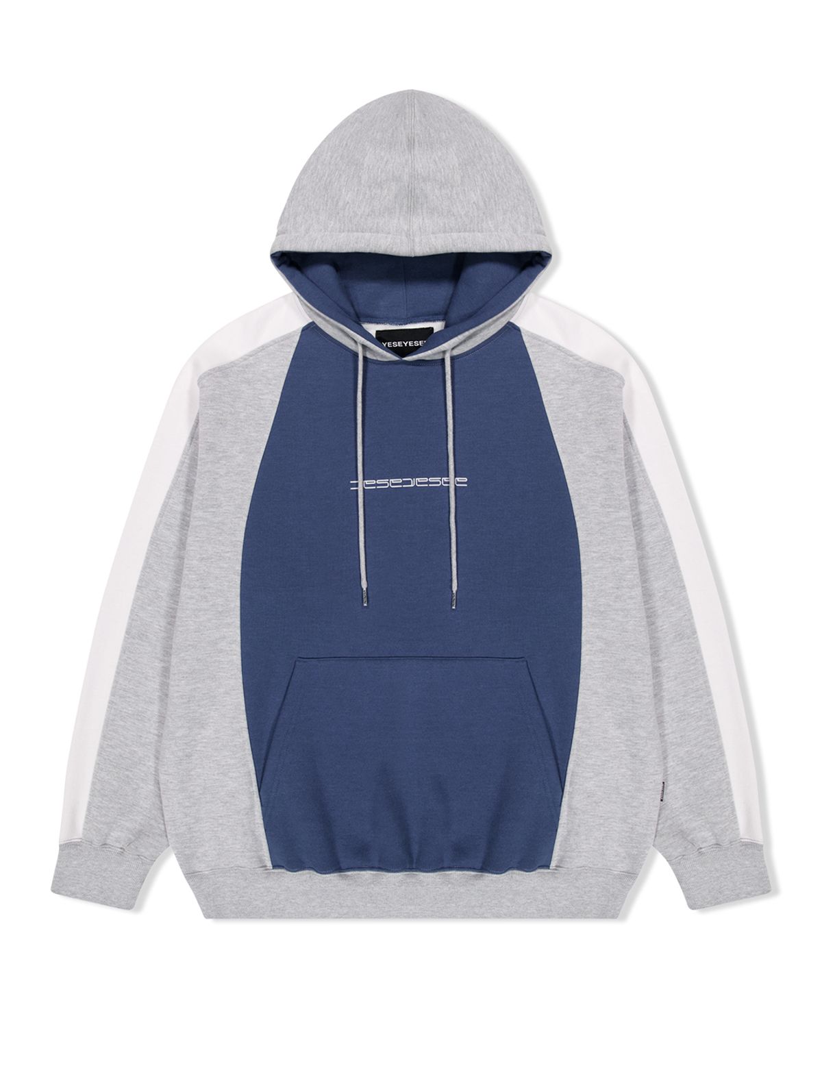 예스아이씨(YESEYESEE) Triple Raglan Hoodie Grey