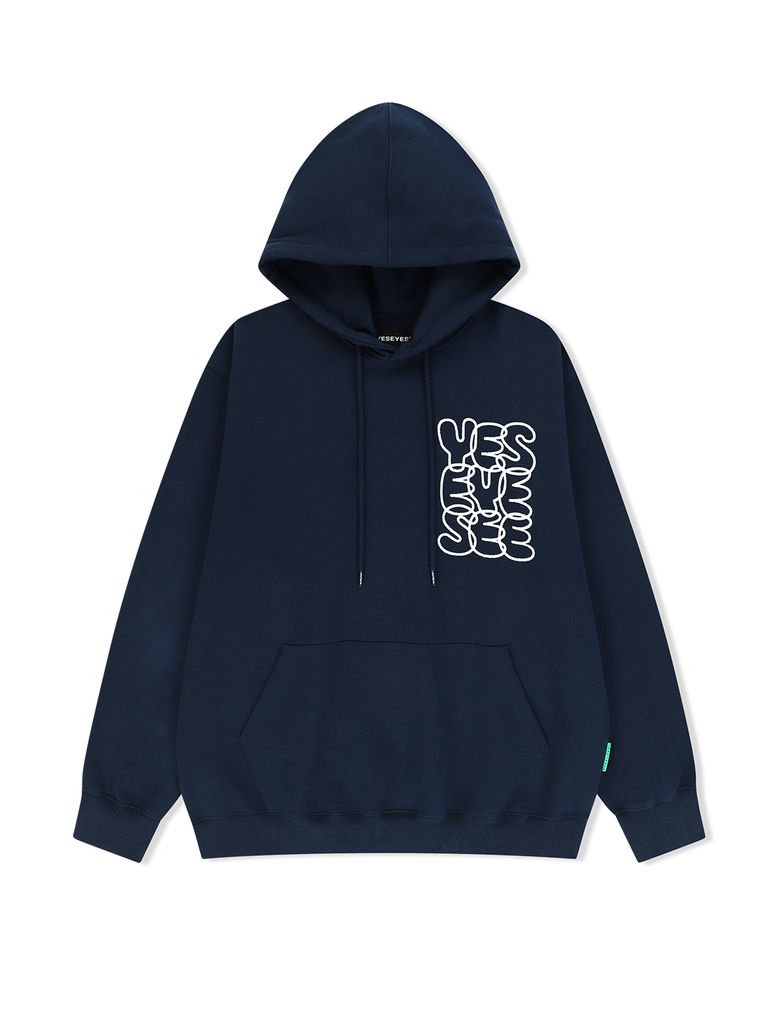 [25FW] C-Logo Hoodie Navy