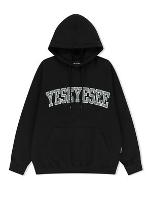 [25SS] Arch Logo Hoodie Black