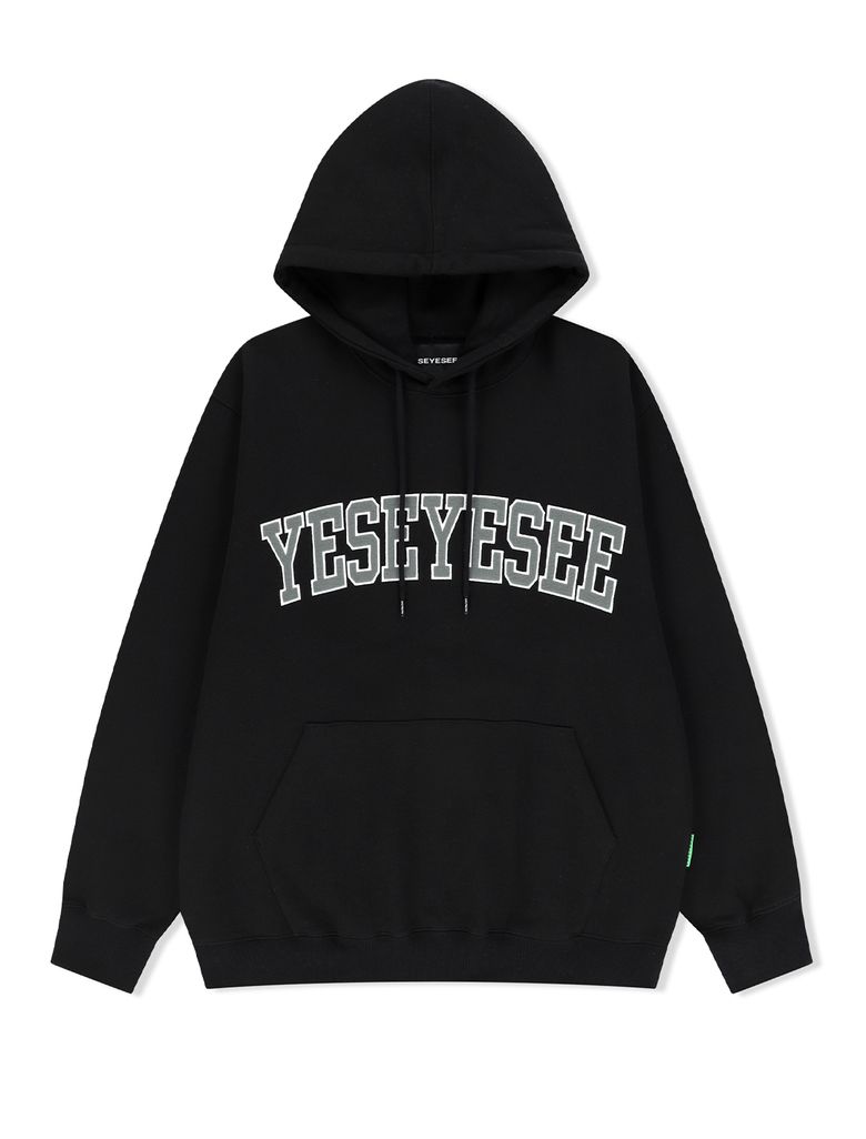 [25SS] Arch Logo Hoodie Black
