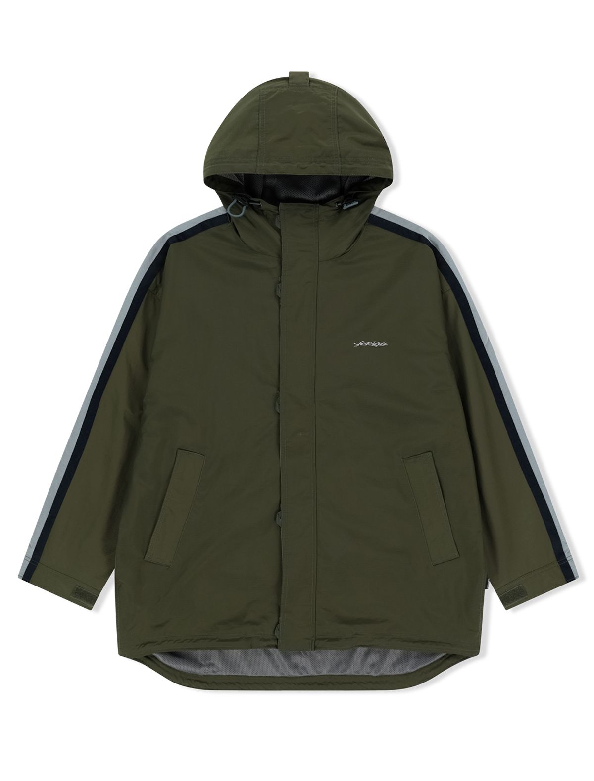 예스아이씨(YESEYESEE) Striking Windbreaker Olive
