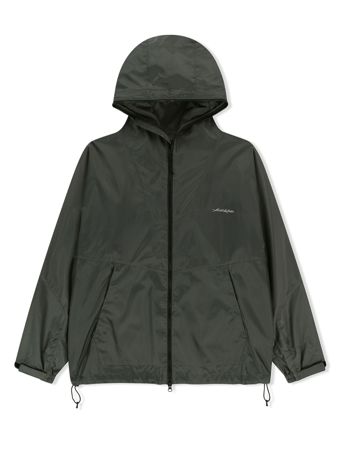 예스아이씨(YESEYESEE) Equip Windbreaker Charcoal