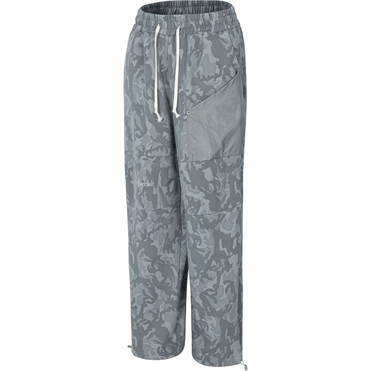엔드파이브클럽(ANDFIVECLUB) rivet over-sweatpants [greycamo]