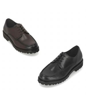 인텐스 남성 소가죽 4홀 U팁 봉합 더비 드레스 3cm LCMD65I513