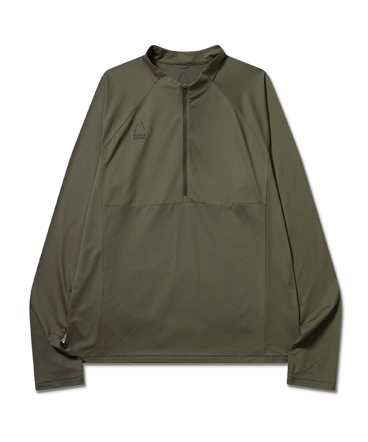 시에라디자인(SIERRA DESIGNS) 가브로(GABBRO) 하프집업 긴팔티 KHAKI