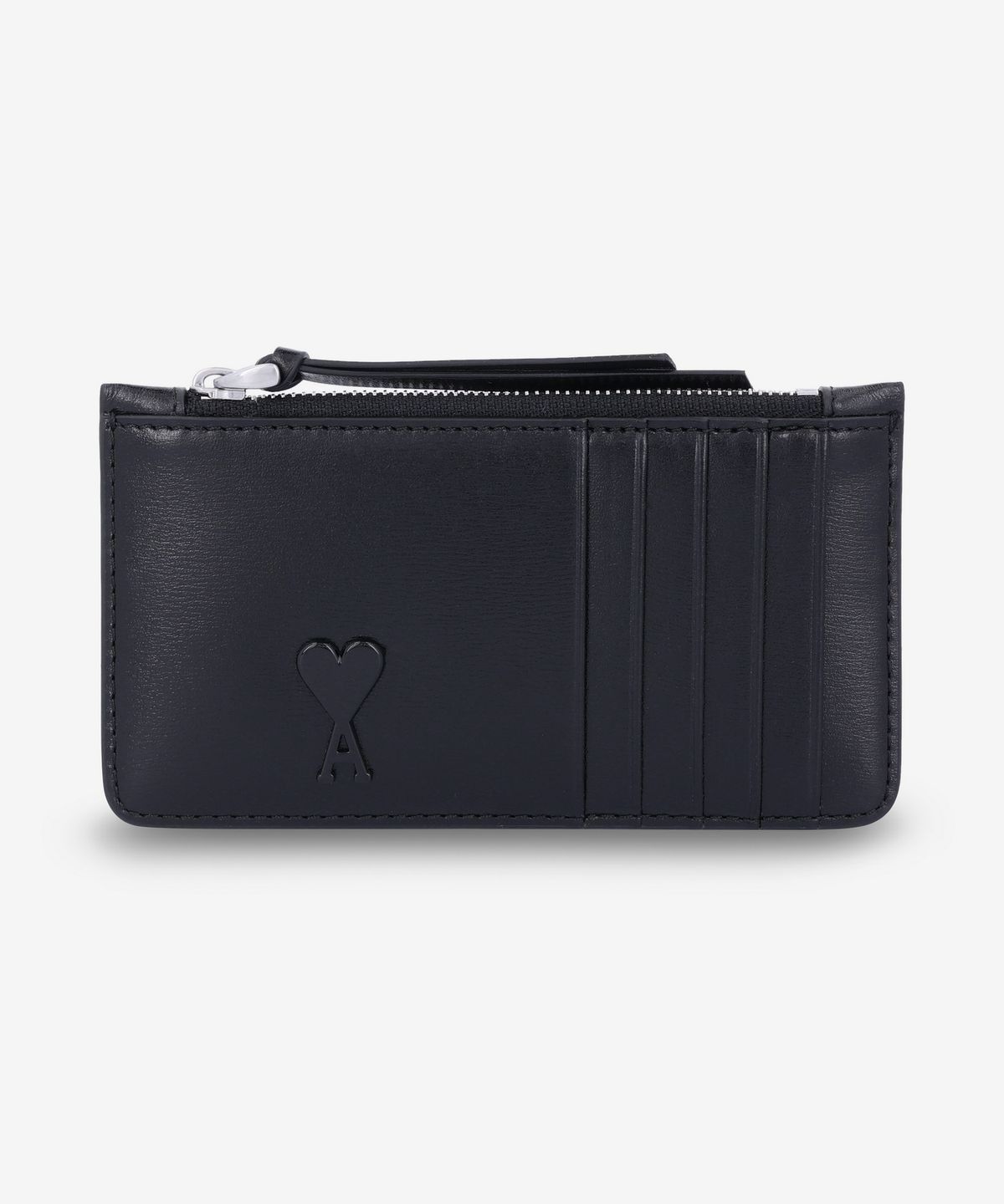 ☆AMI PARIS☆ Heart Logo Card Holder Black USL013830001 USL0 21820971_59687701_600.jpg