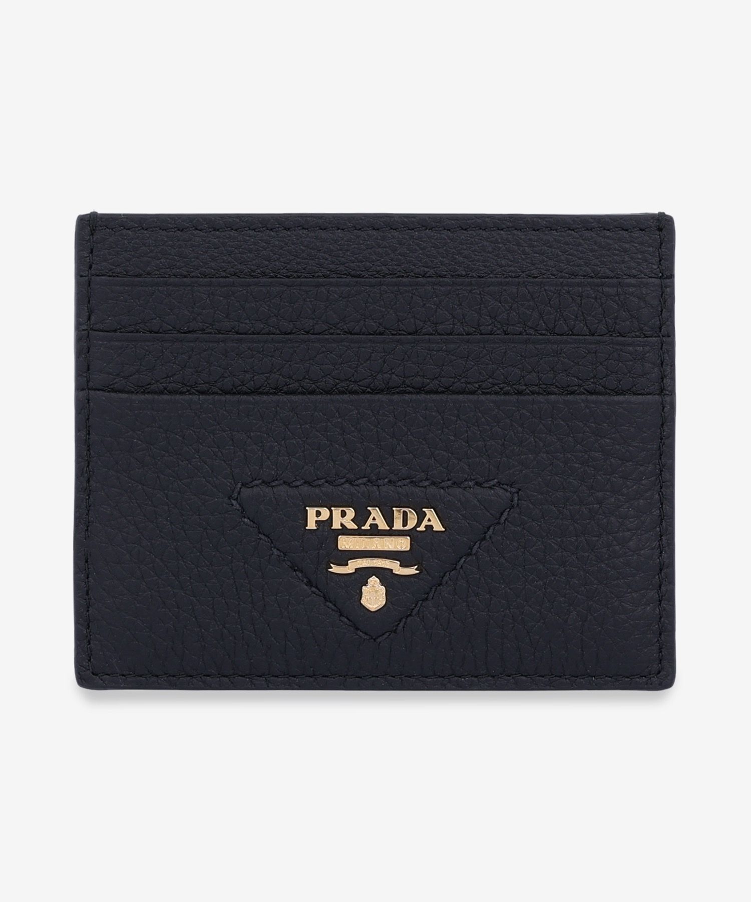 折りたたみ財布 PRADA Triangle Logo Card Holder Black 1MC0252BBEF0632 1MC025 MUSINSA | PRADA Triangle Logo Card Holder - Black